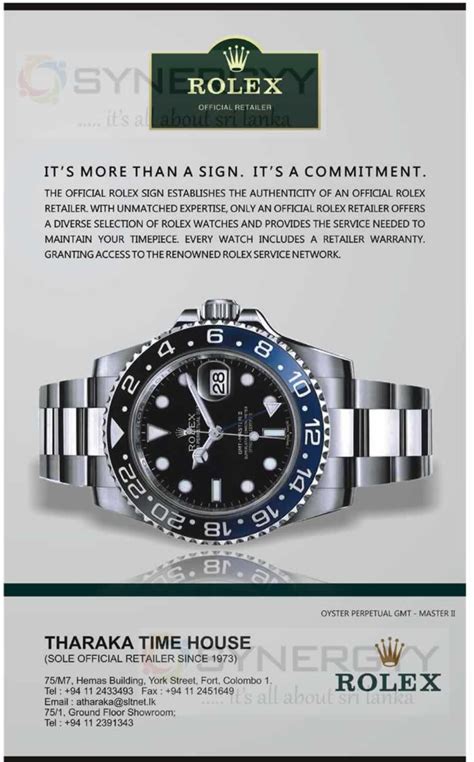 Official Distributor Rolex .